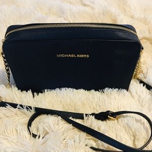 Navy Blue Michael Kors Purse